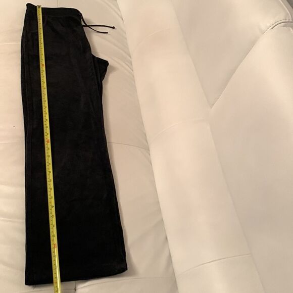 BCBG Maxazria Velour Black Sweatpants Size M - Picture 5 of 9